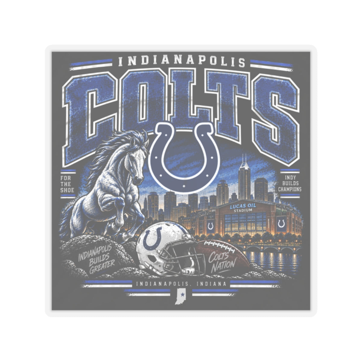 Indianapolis Colts - Kiss-Cut Sticker