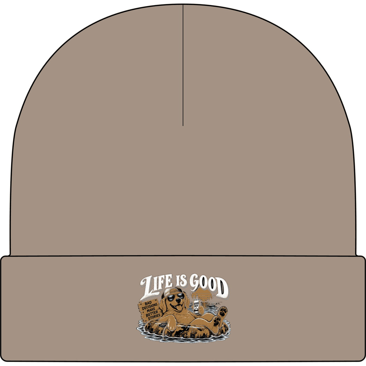 Life is Good Floatin' - AS Colour 1107 Cuff Beanie
