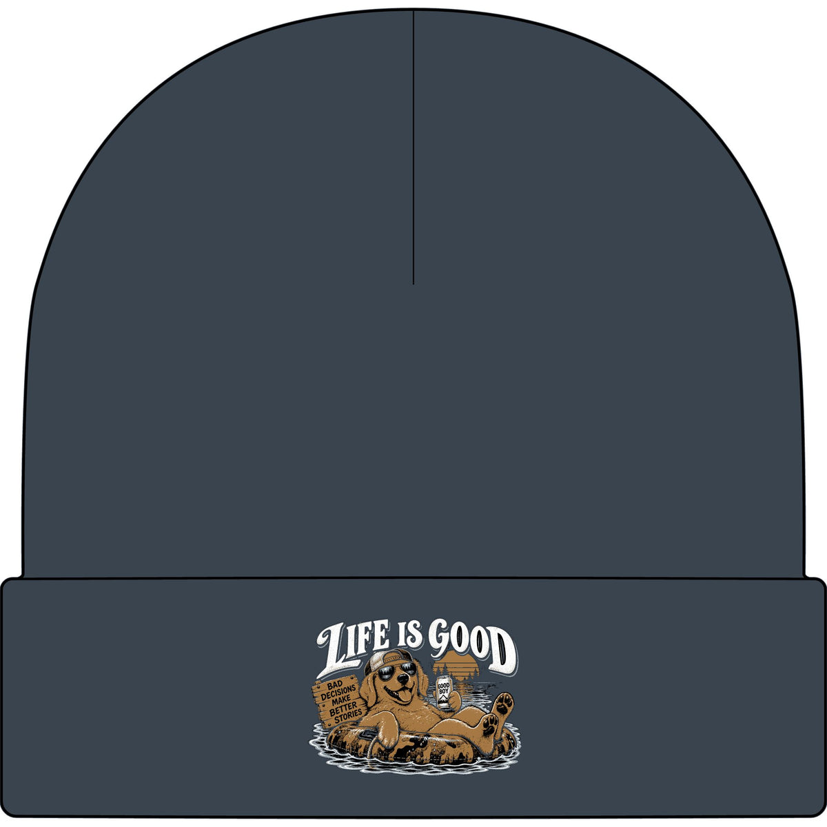 Life is Good Floatin' - AS Colour 1107 Cuff Beanie