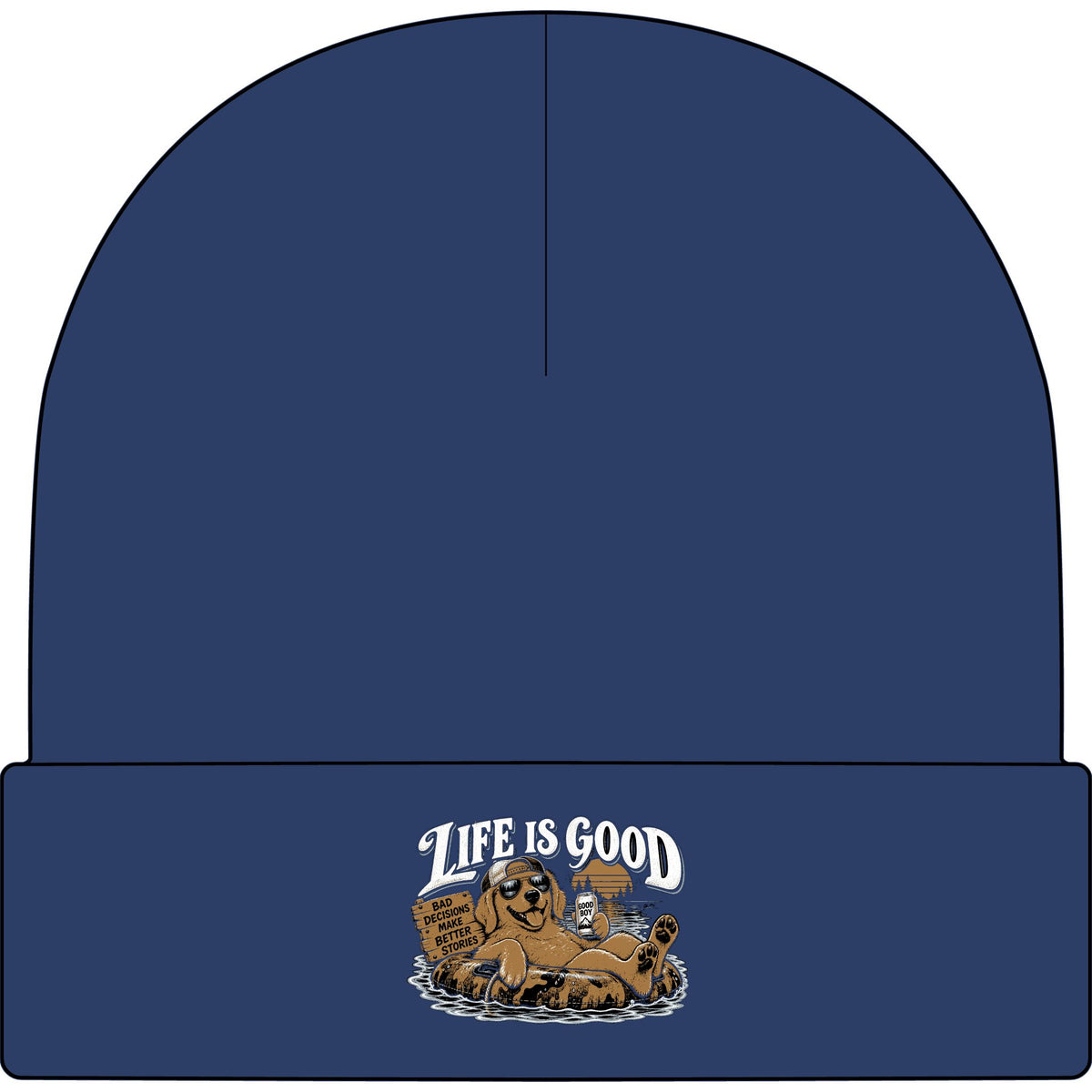 Life is Good Floatin' - AS Colour 1107 Cuff Beanie