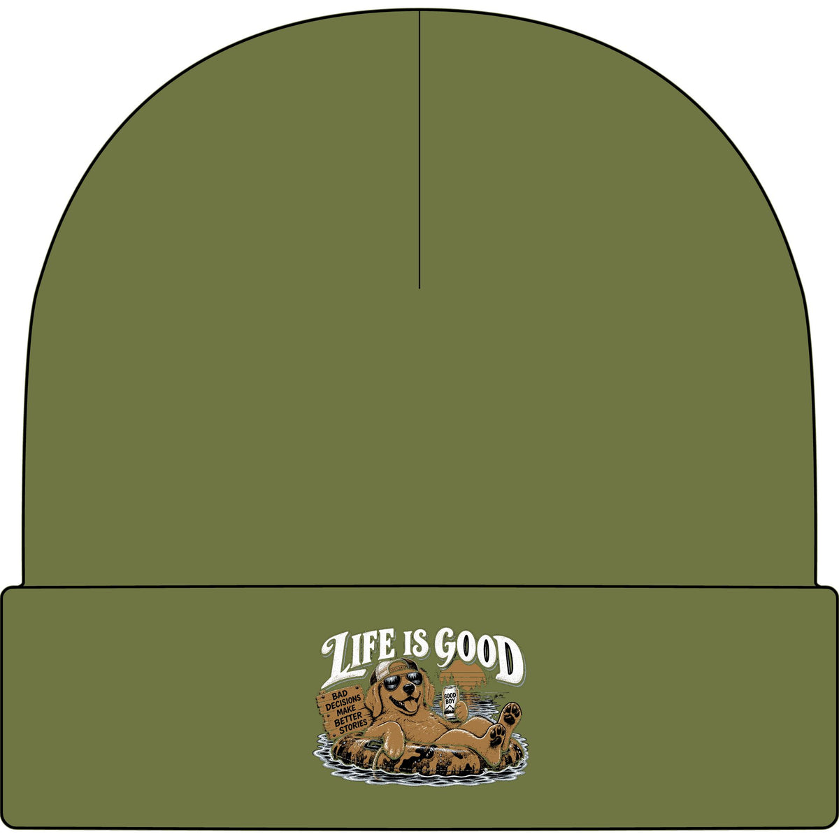 Life is Good Floatin' - AS Colour 1107 Cuff Beanie