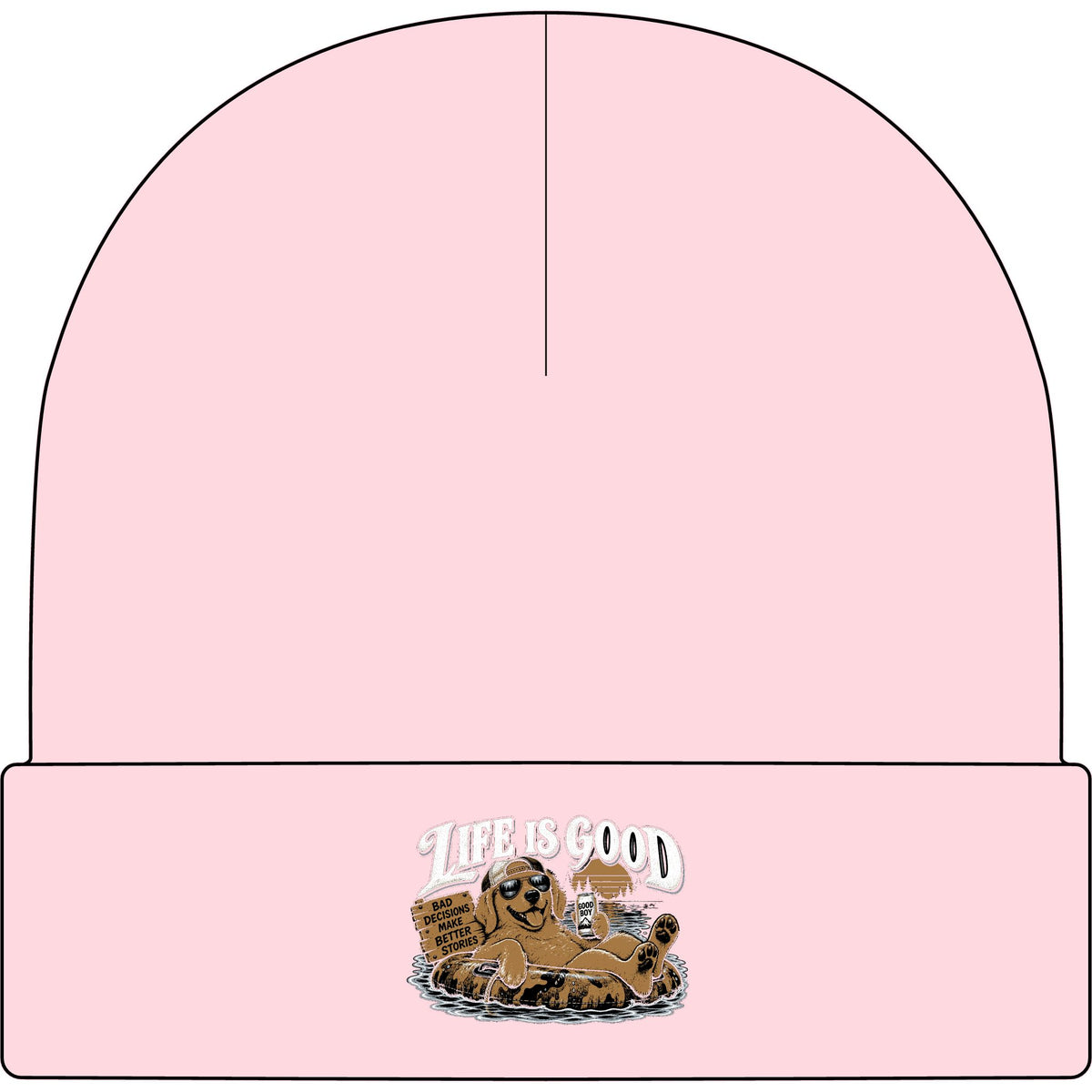 Life is Good Floatin' - AS Colour 1107 Cuff Beanie