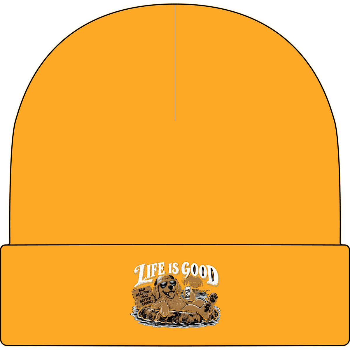 Life is Good Floatin' - AS Colour 1107 Cuff Beanie
