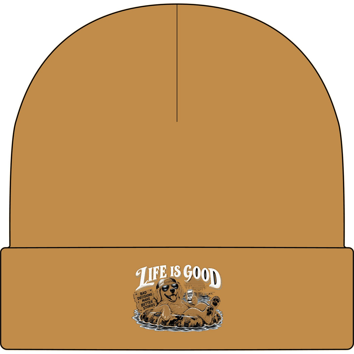 Life is Good Floatin' - AS Colour 1107 Cuff Beanie