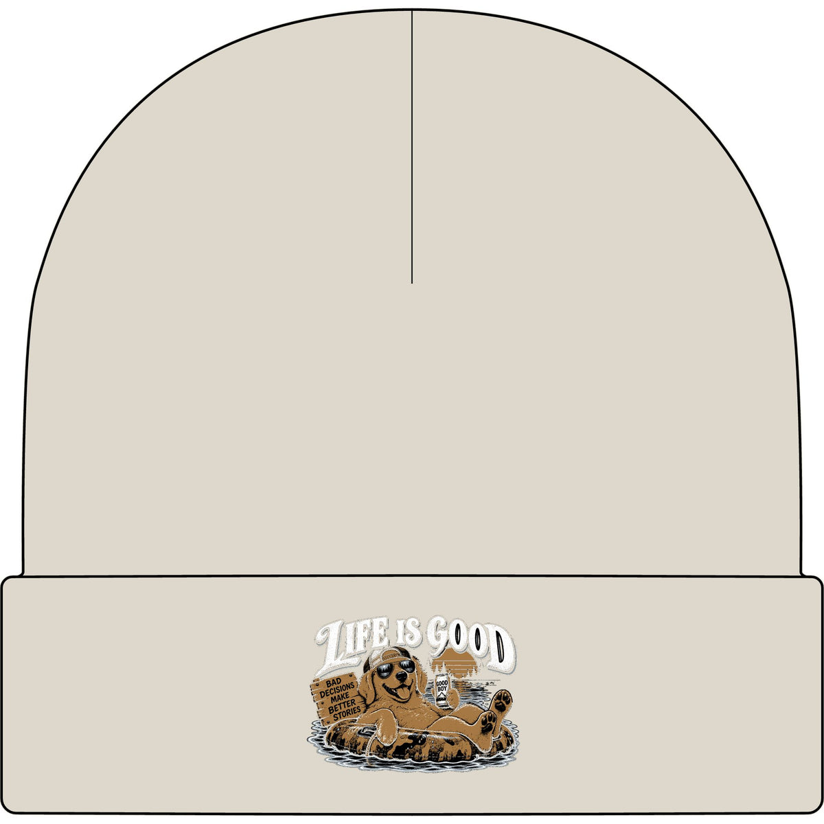 Life is Good Floatin' - AS Colour 1107 Cuff Beanie