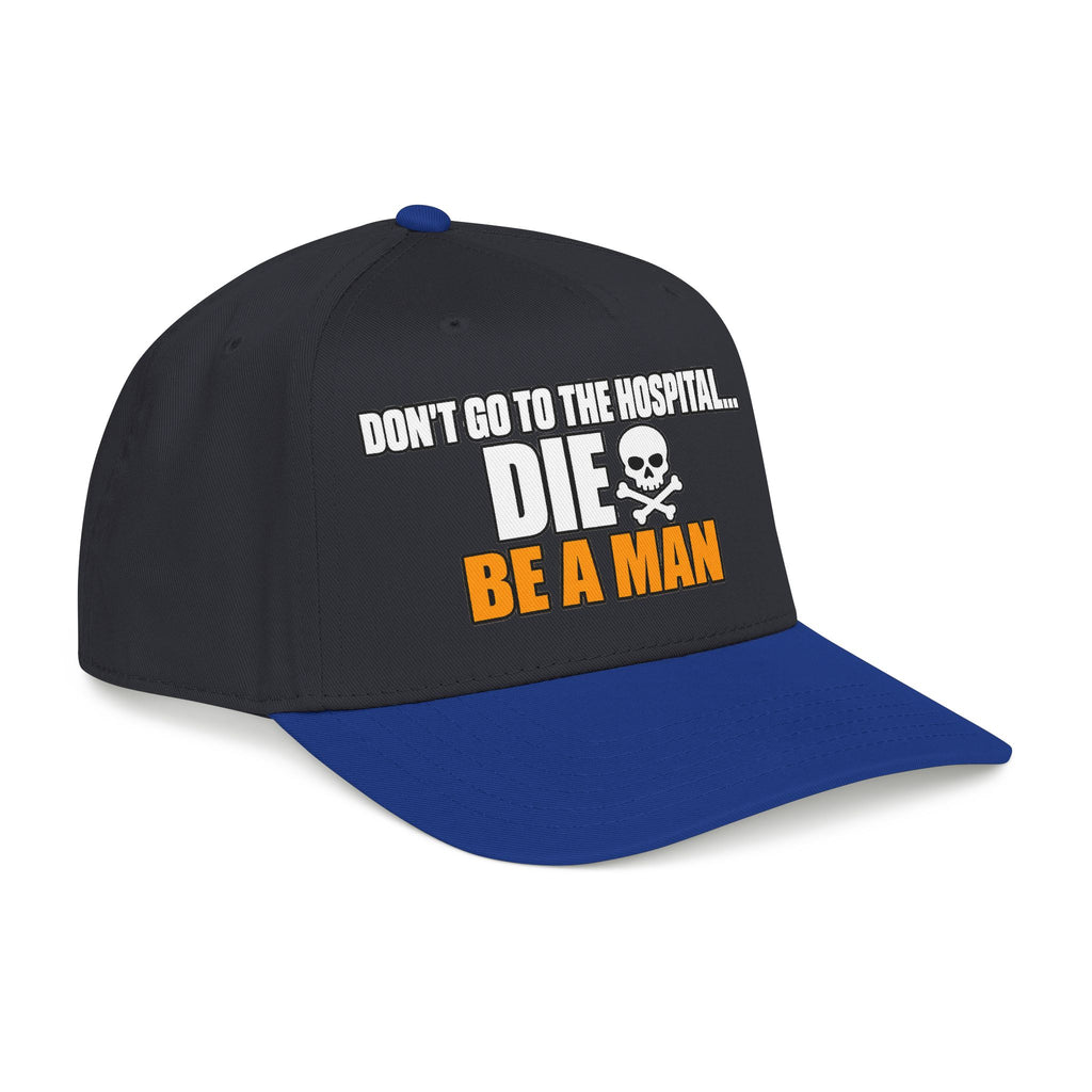Dont Go to the Hospital - White Outlined - OTTO Baseball Hat