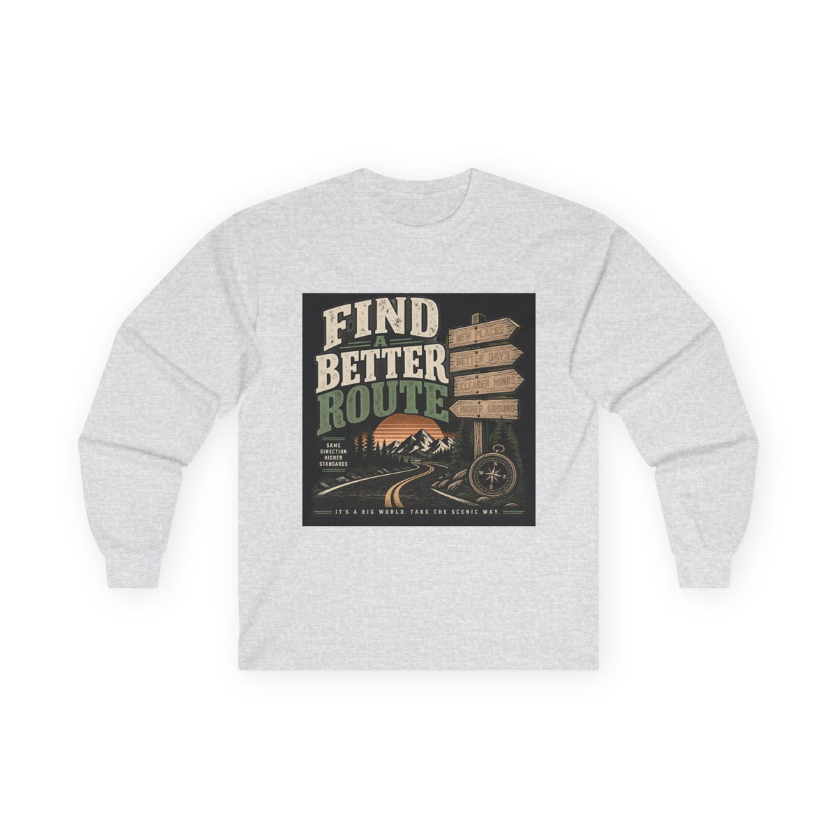 Find A Better Route - Unisex Ultra Cotton Long Sleeve Tee