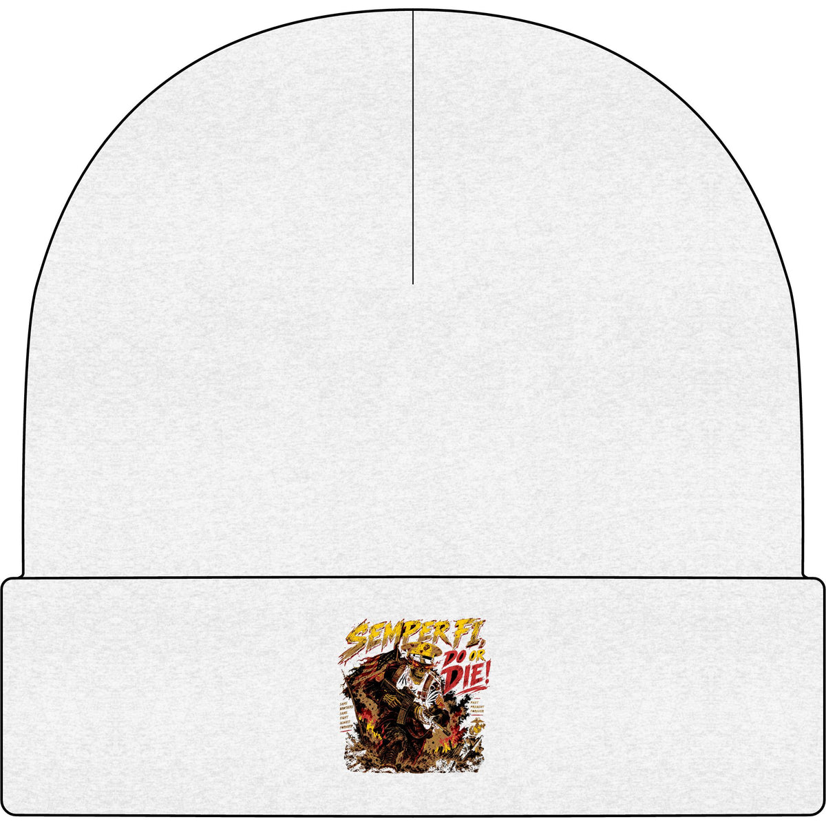Semper Fi Do or Die - AS Colour 1107 Cuff Beanie