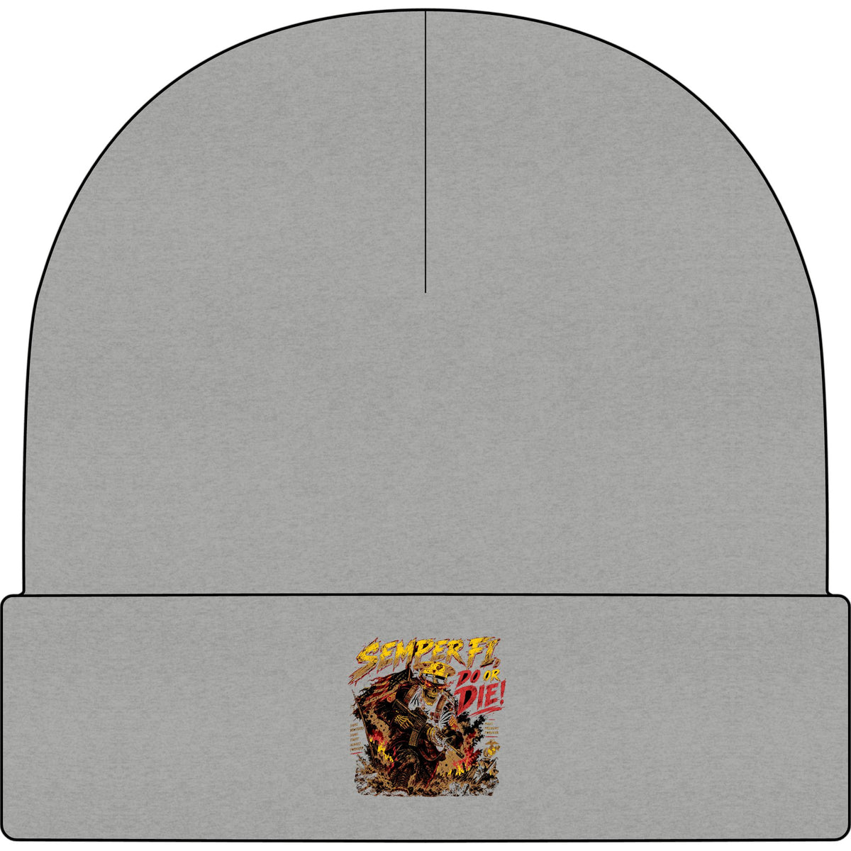 Semper Fi Do or Die - AS Colour 1107 Cuff Beanie