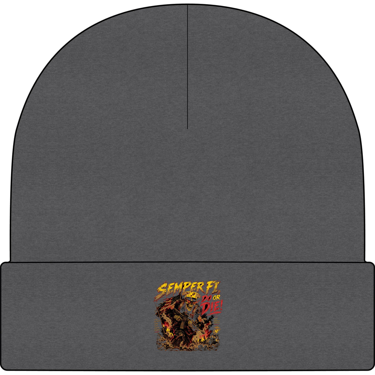 Semper Fi Do or Die - AS Colour 1107 Cuff Beanie