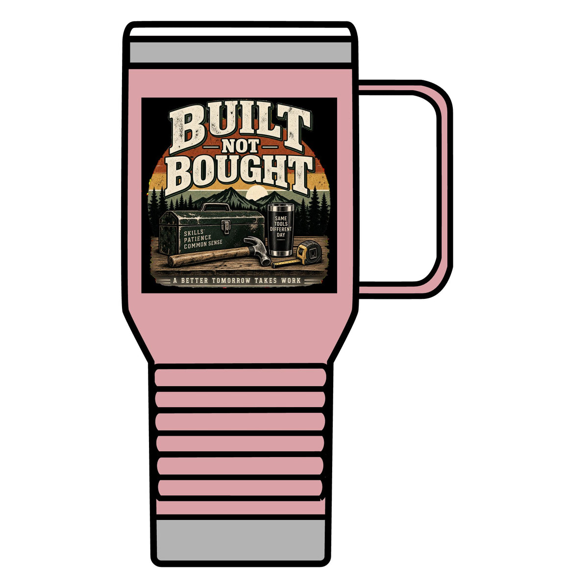 Built Not Bought - 20oz Insulated Mug