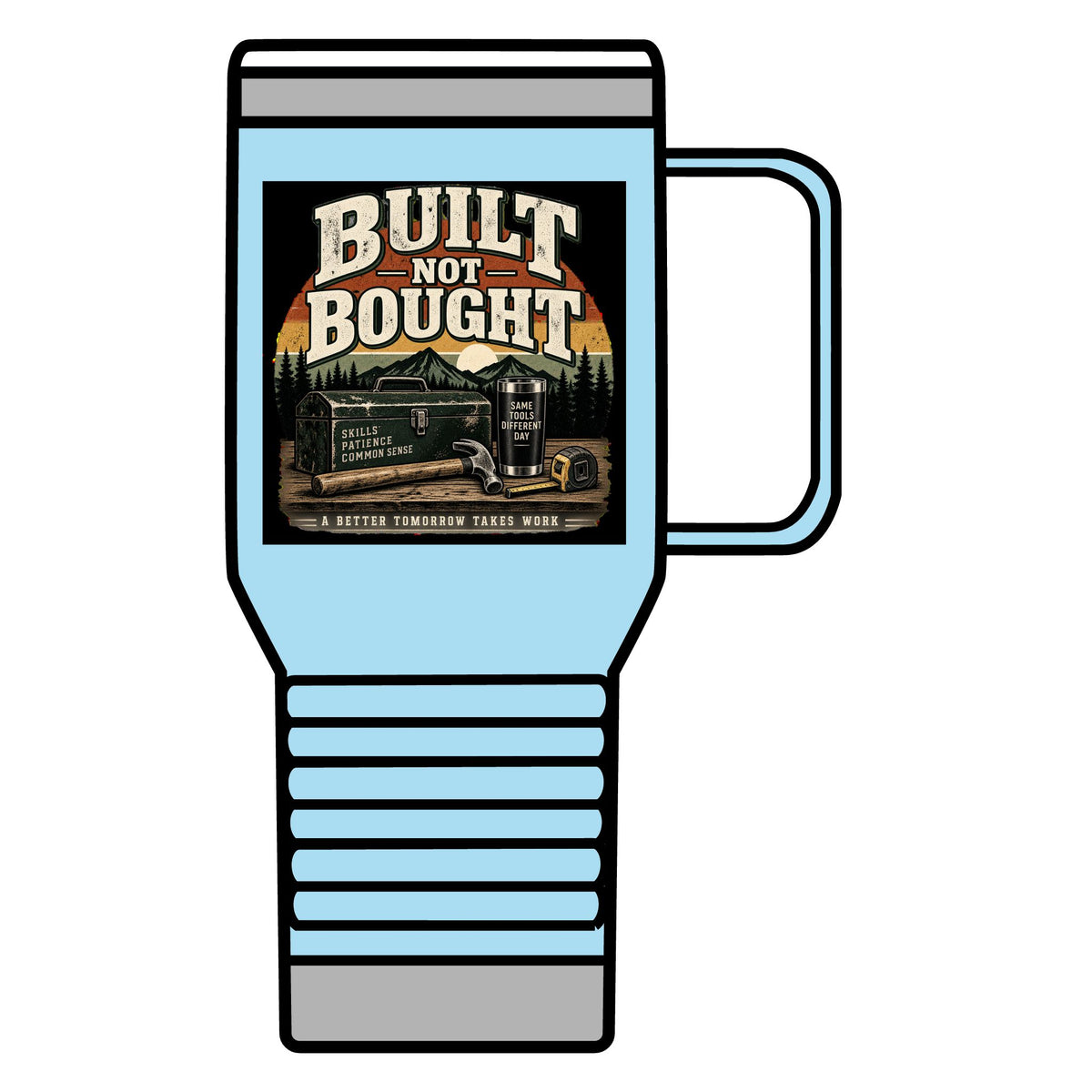 Built Not Bought - 20oz Insulated Mug
