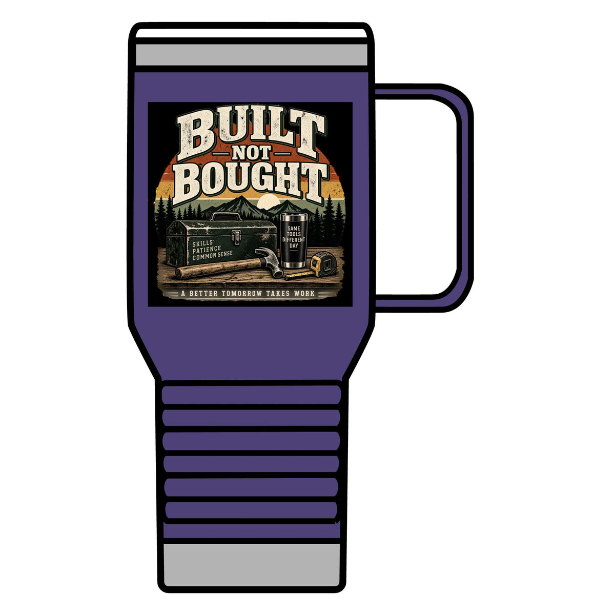 Built Not Bought - 20oz Insulated Mug
