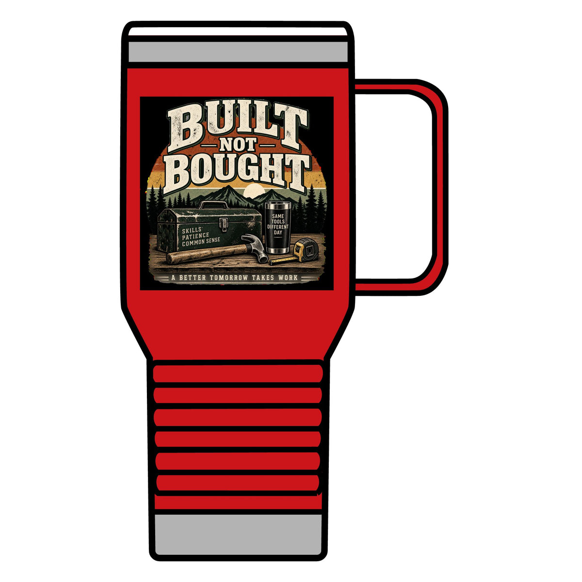 Built Not Bought - 20oz Insulated Mug