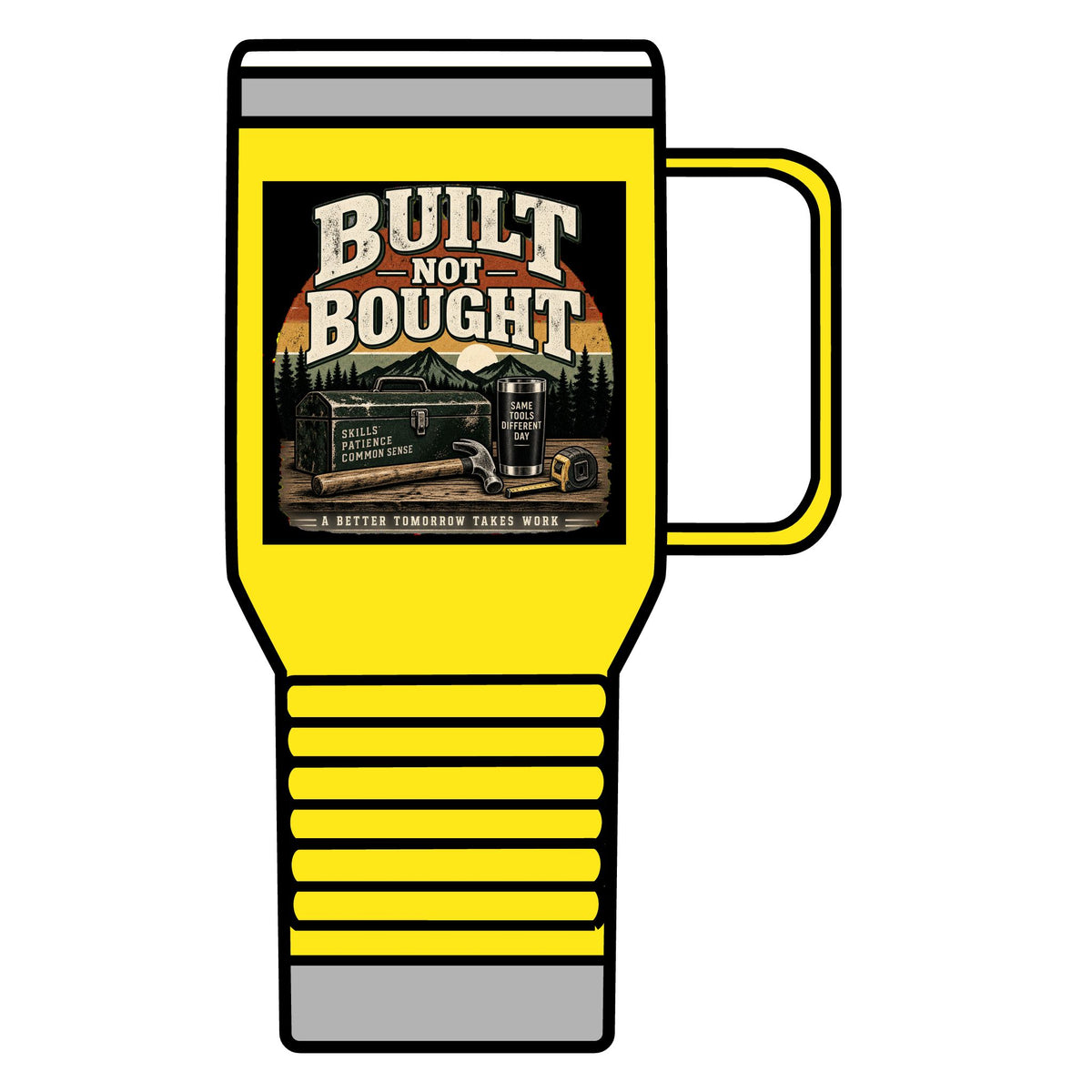Built Not Bought - 20oz Insulated Mug