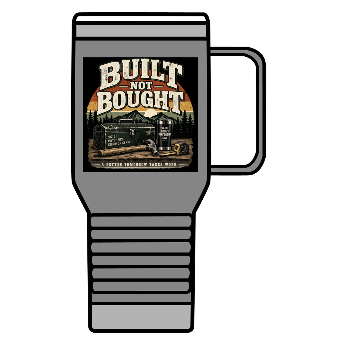 Built Not Bought - 20oz Insulated Mug