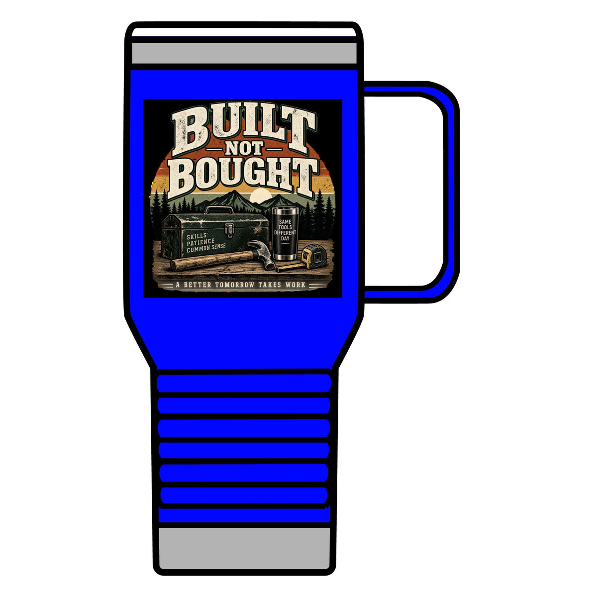 Built Not Bought - 20oz Insulated Mug