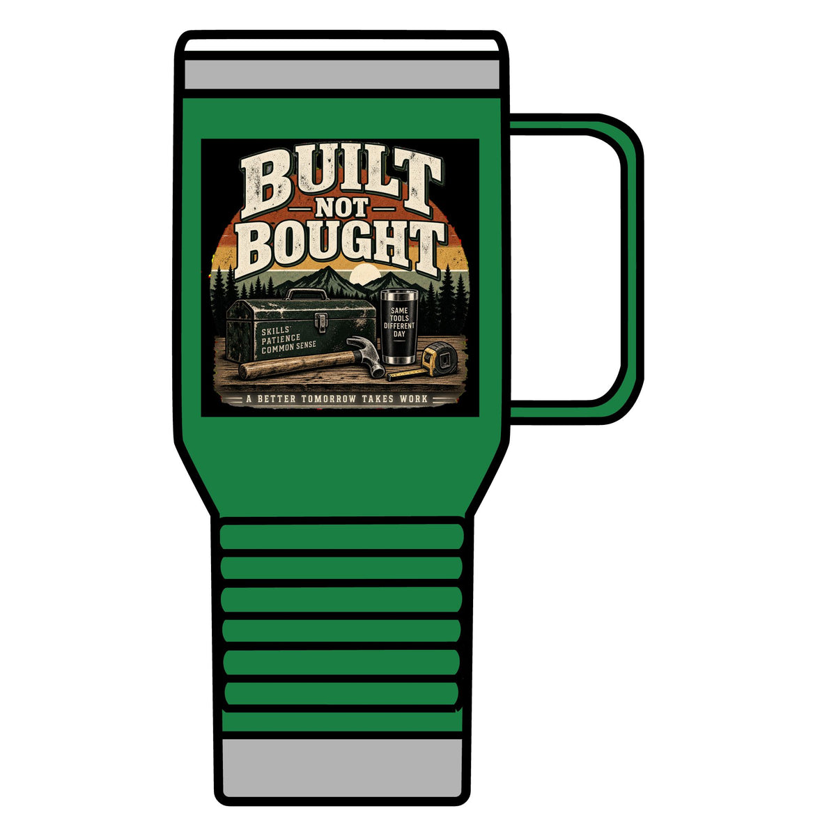Built Not Bought - 20oz Insulated Mug