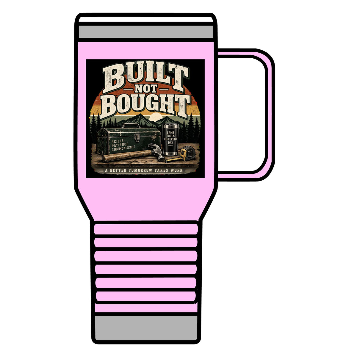 Built Not Bought - 20oz Insulated Mug