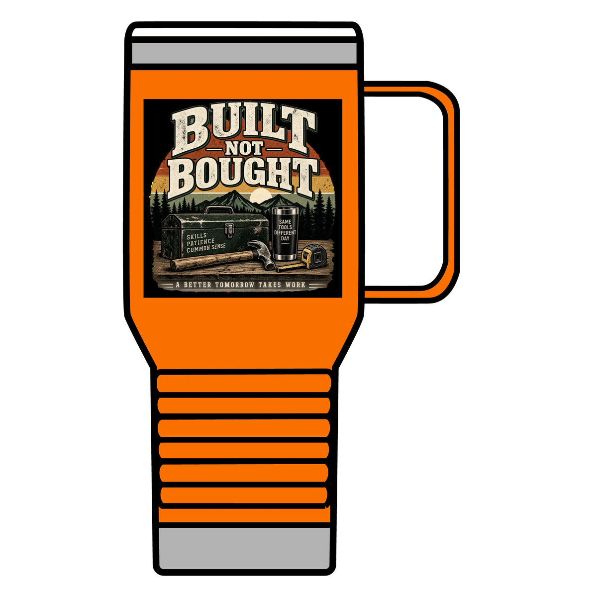 Built Not Bought - 20oz Insulated Mug