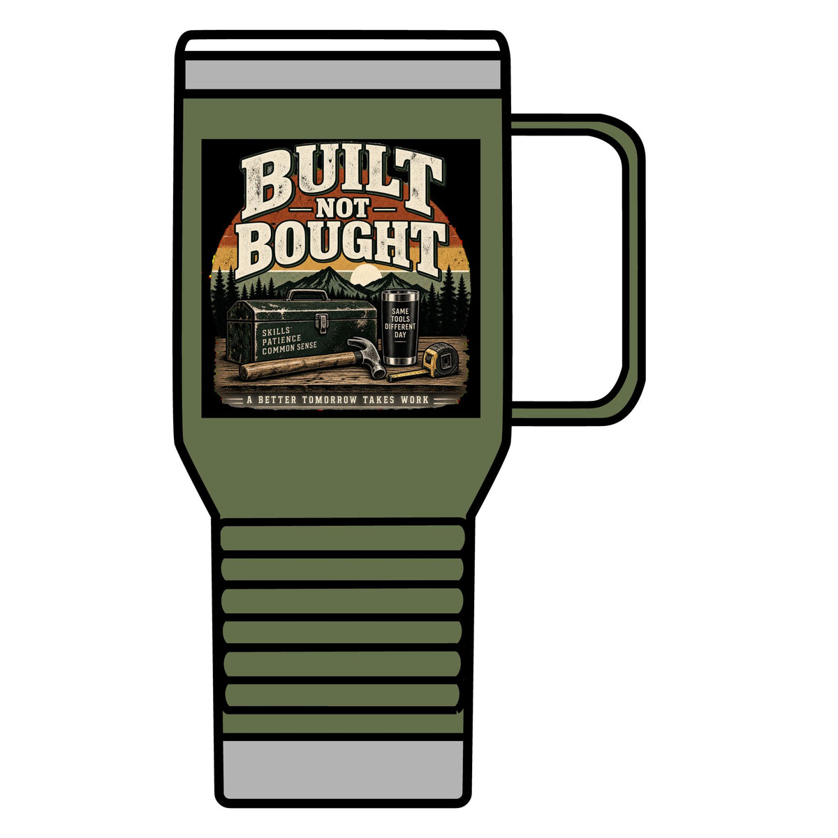 Built Not Bought - 20oz Insulated Mug