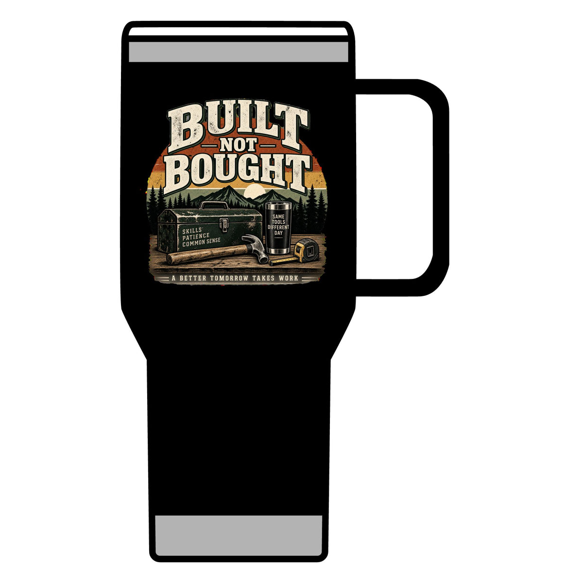 Built Not Bought - 20oz Insulated Mug
