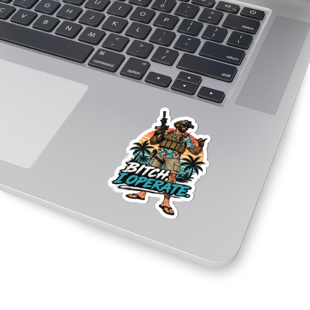 Beach Operator - Kiss-Cut Sticker