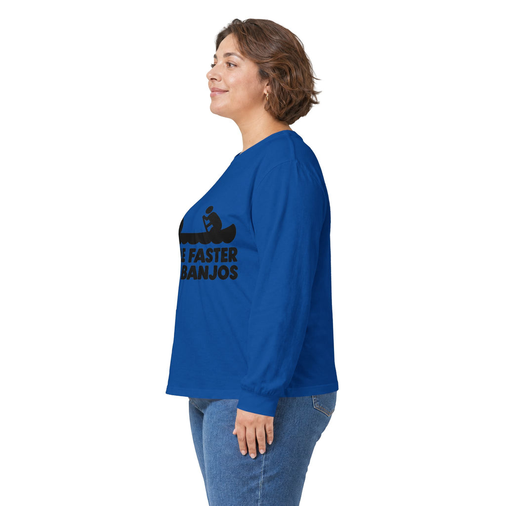 Paddle Faster Banjos - Unisex Ultra Cotton Long Sleeve Tee