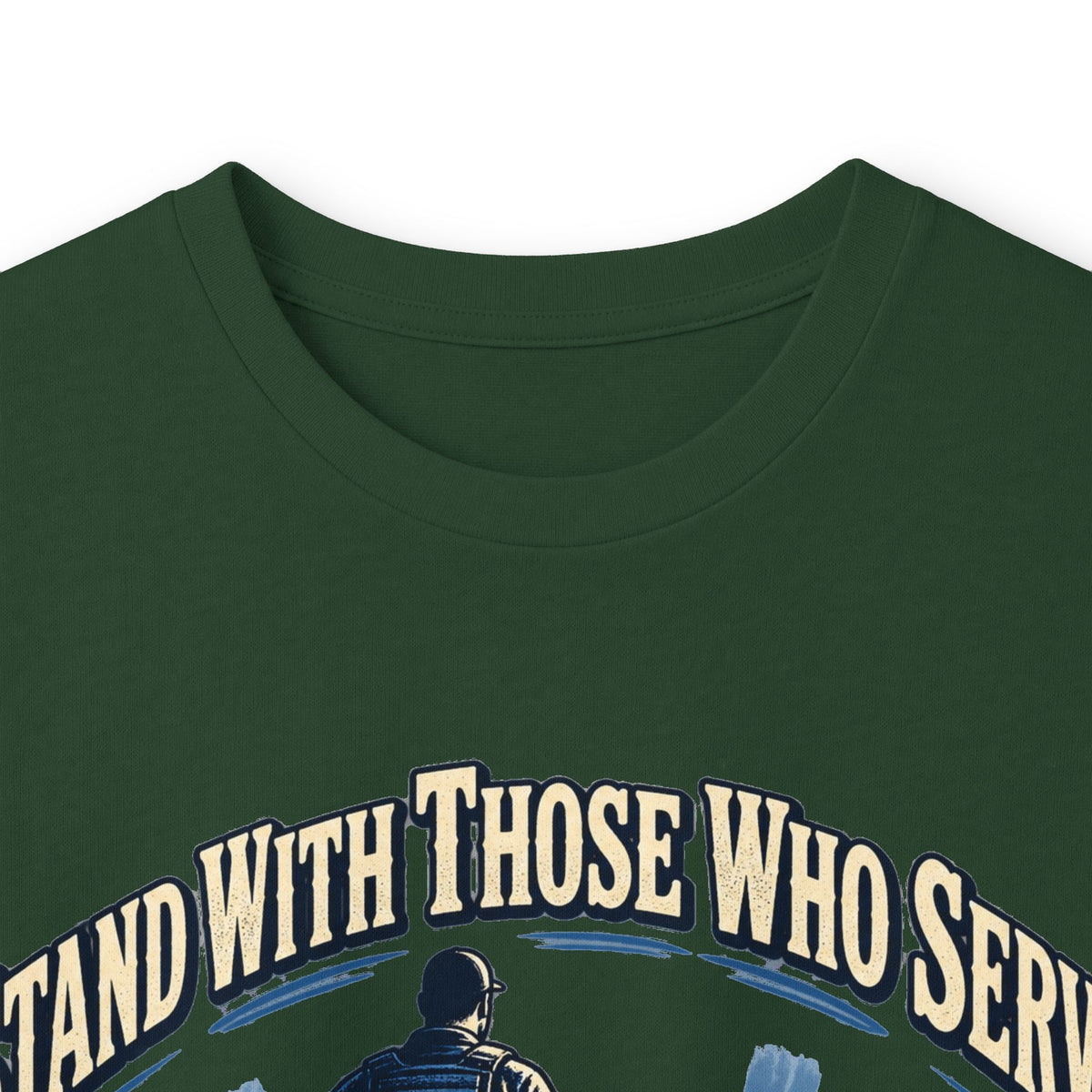 Stand With Those Who Serve Police K9 - Unisex Ultra Cotton Long Sleeve Tee