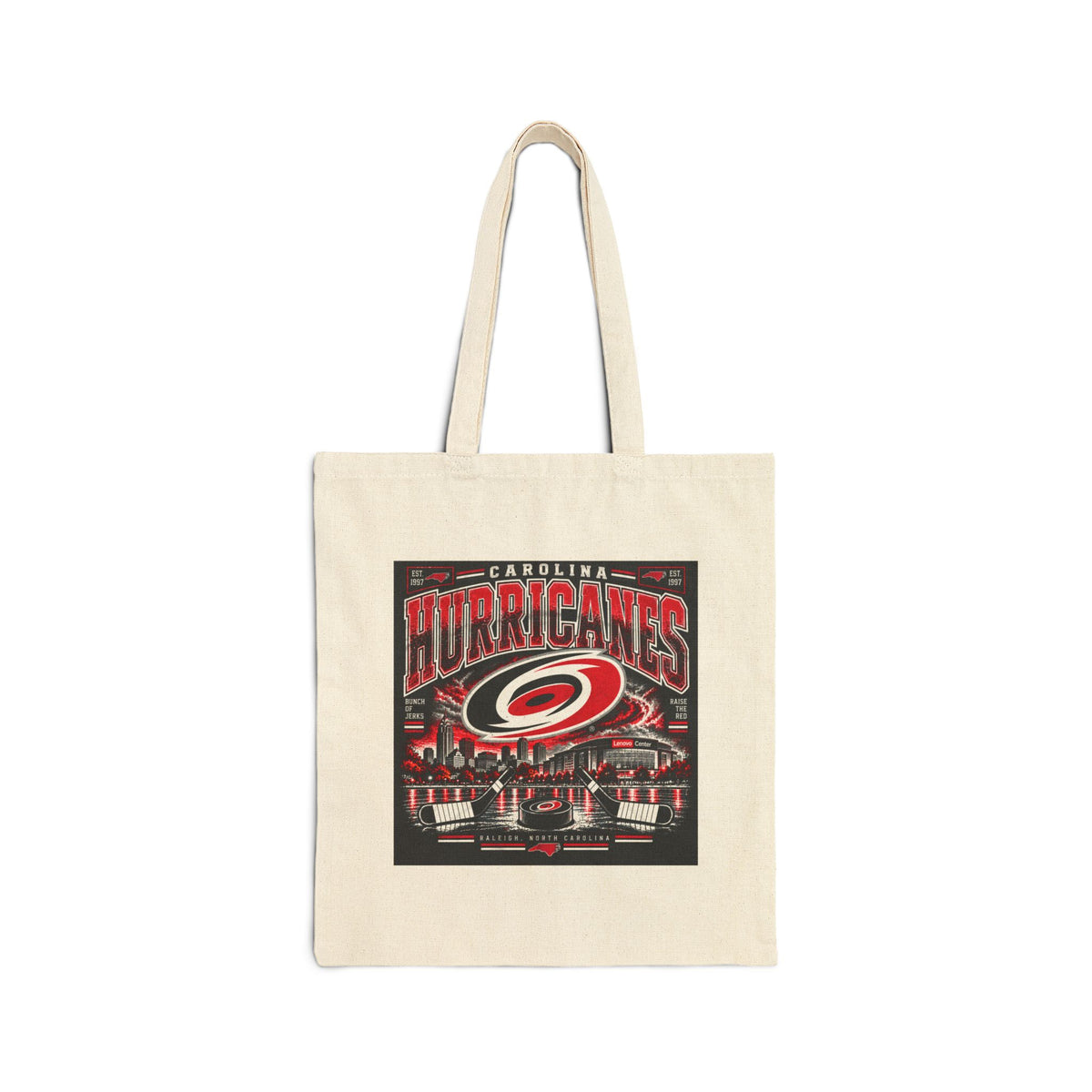 Carolina Hurricanes Skyline - Canvas Tote