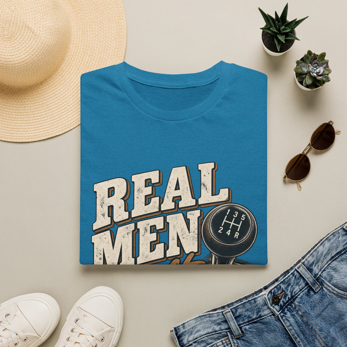 Real Men Shift - Classic Tee