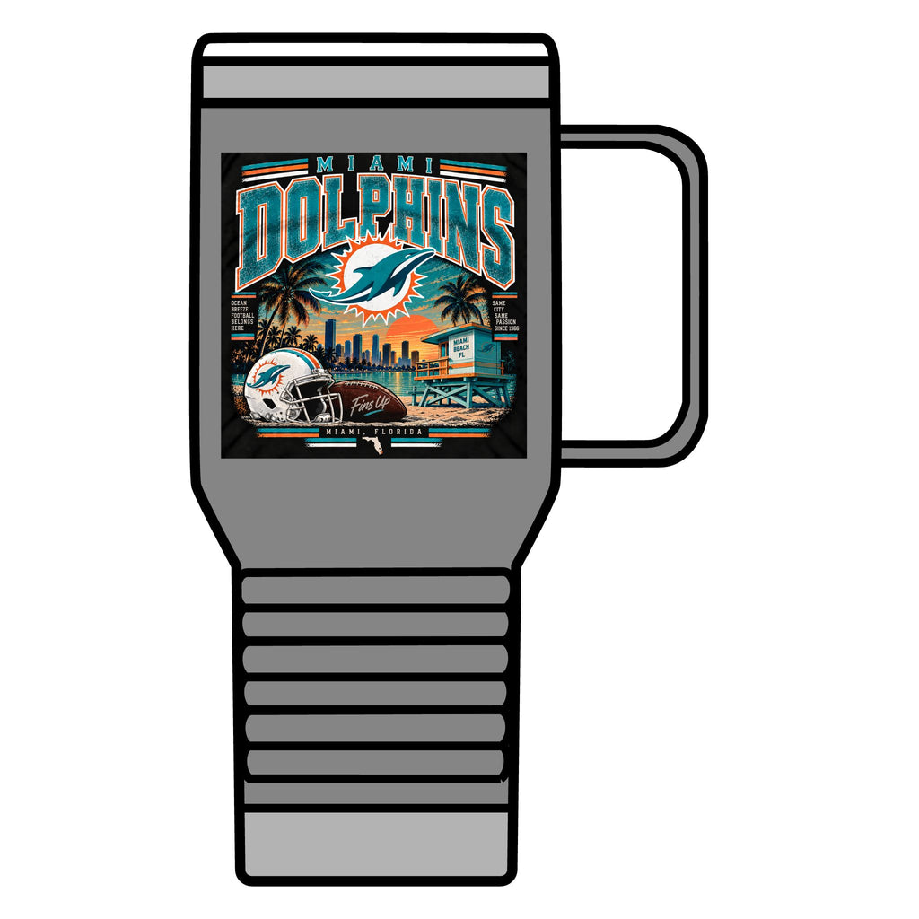 Miami Dolphins Paradise - 20oz Insulated Mug