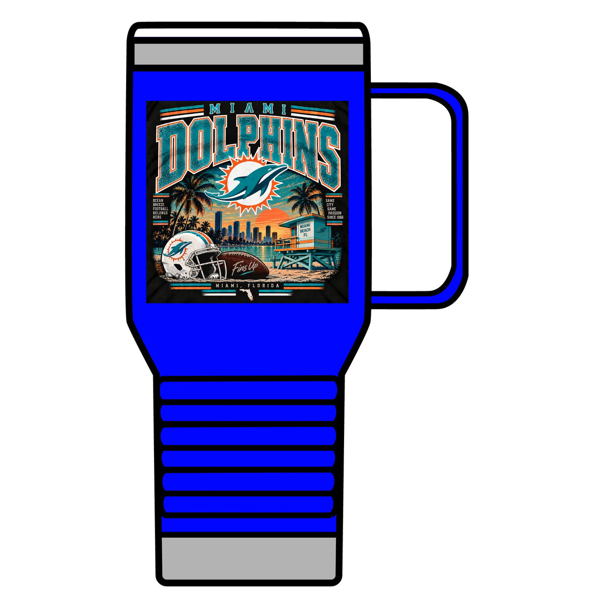 Miami Dolphins Paradise - 20oz Insulated Mug