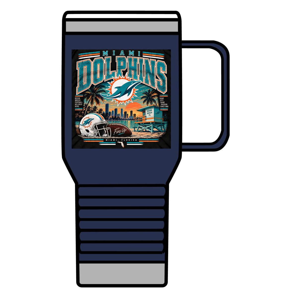 Miami Dolphins Paradise - 20oz Insulated Mug