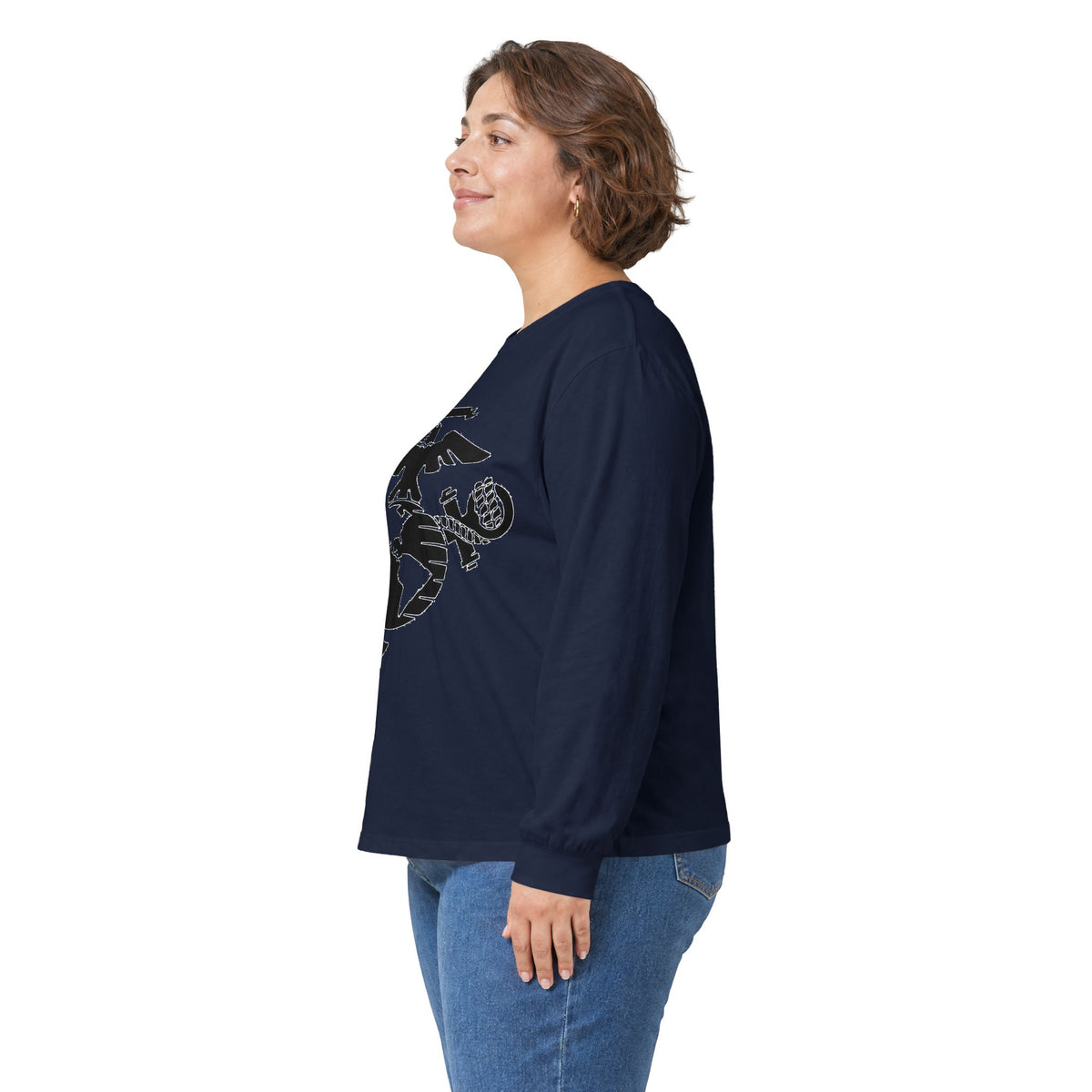 Eagle, Globe & Anchor Emblem - Unisex Ultra Cotton Long Sleeve Tee