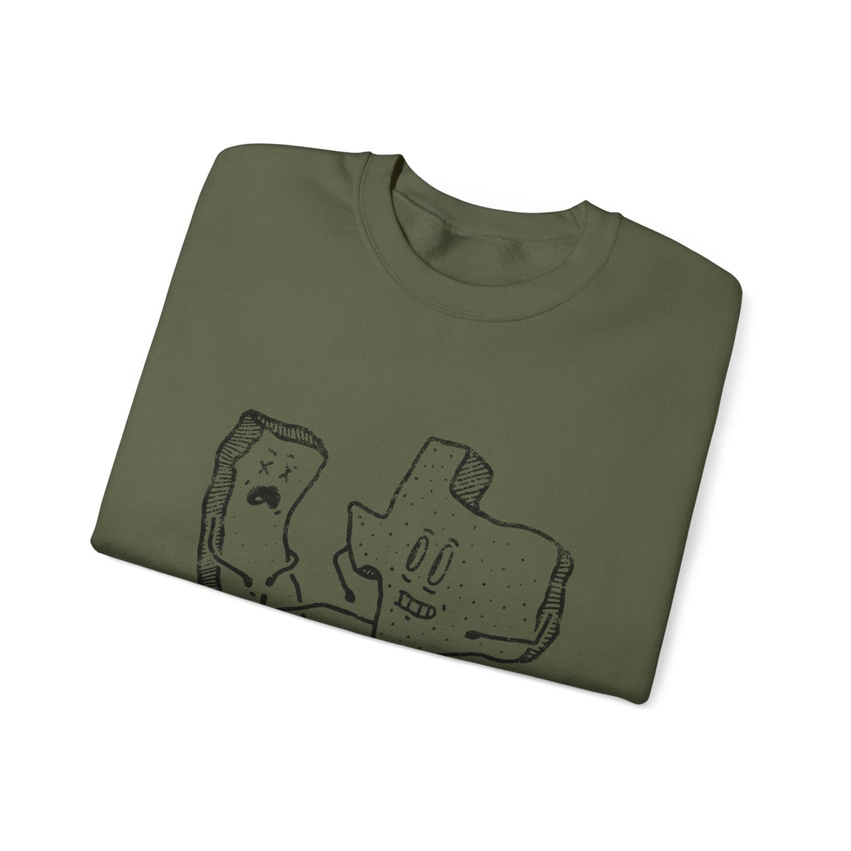Texas v California - Crewneck Sweatshirt