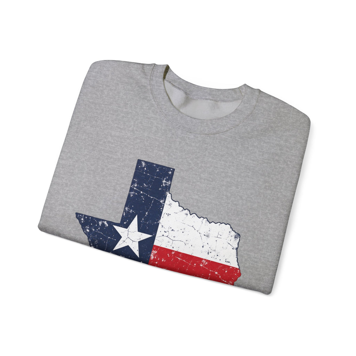 Weathered Texas Flag - Crewneck Sweatshirt