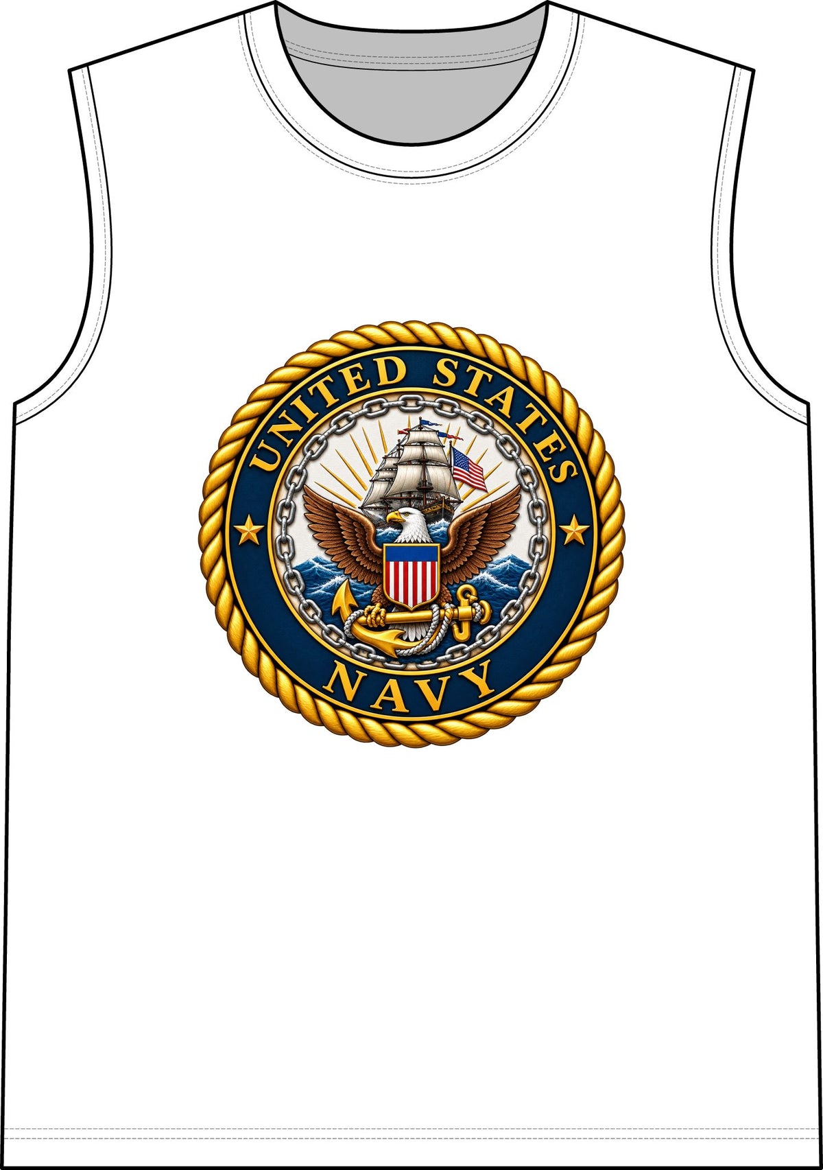 U.S. Navy Emblem - Classic Tank