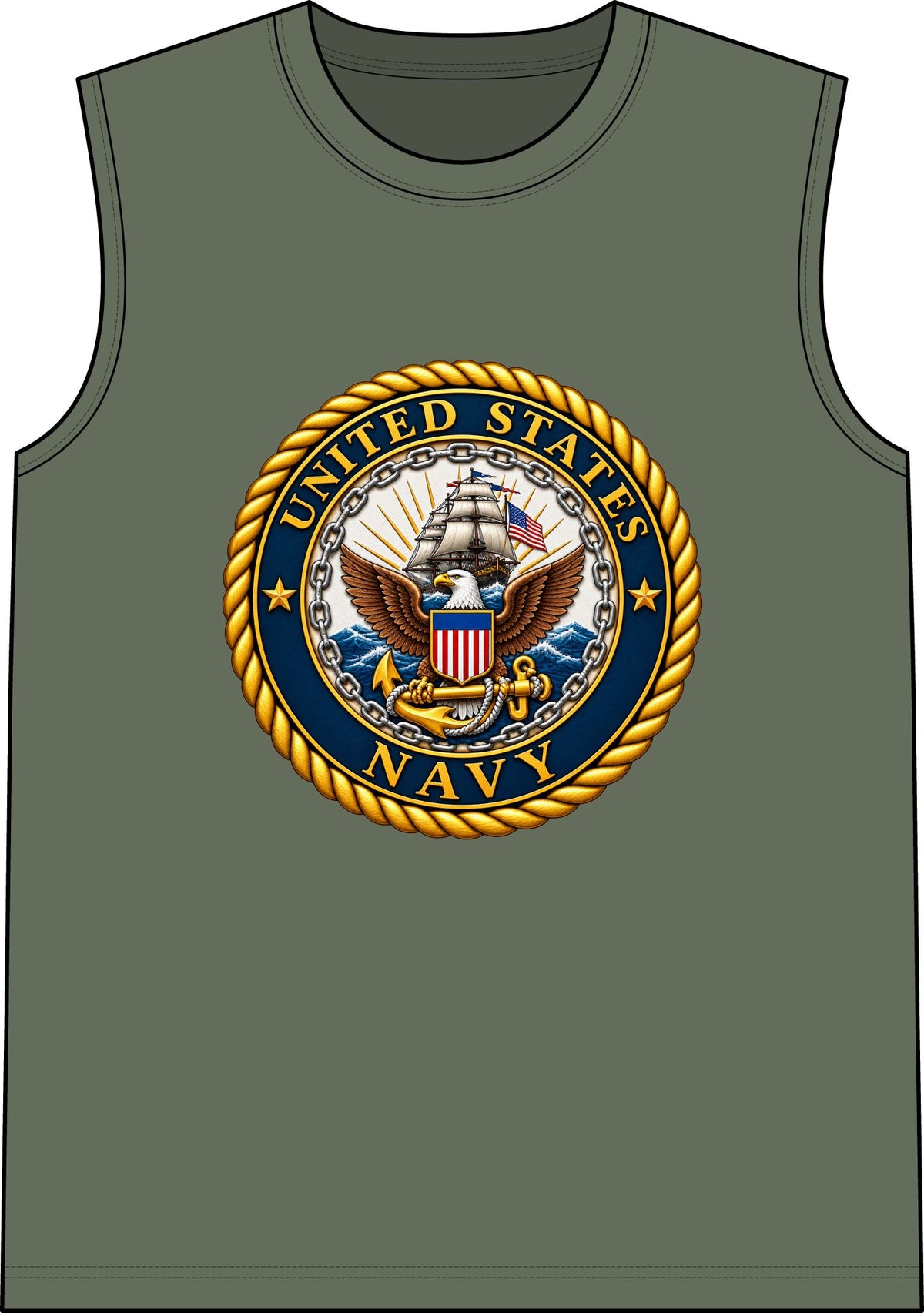 U.S. Navy Emblem - Classic Tank