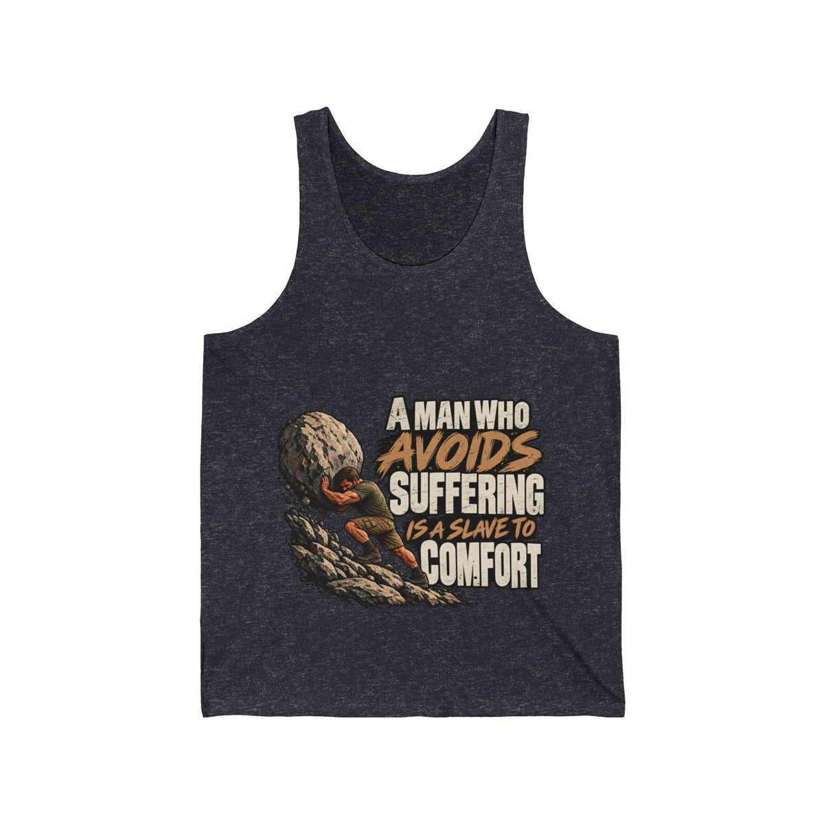 A Man Who Avoids Suffering - Athletic Tank