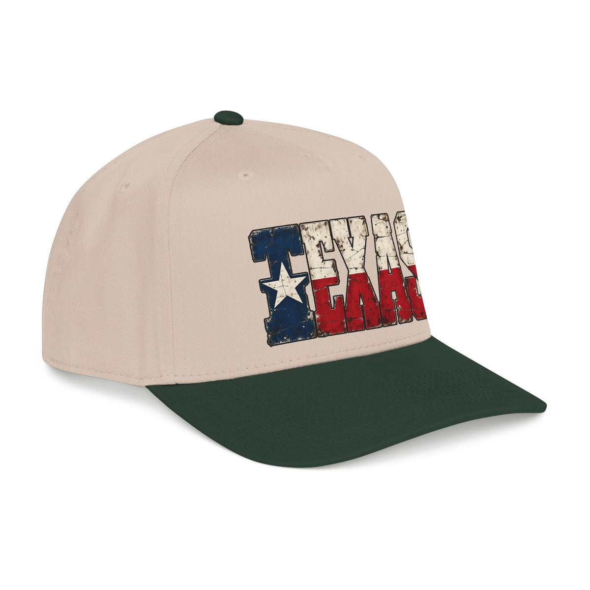 Texas Flag Block Letters - OTTO Baseball Hat