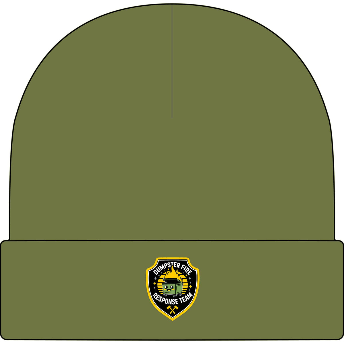 Dumpster Fire Response Team - AS Colour 1107 Cuff Beanie