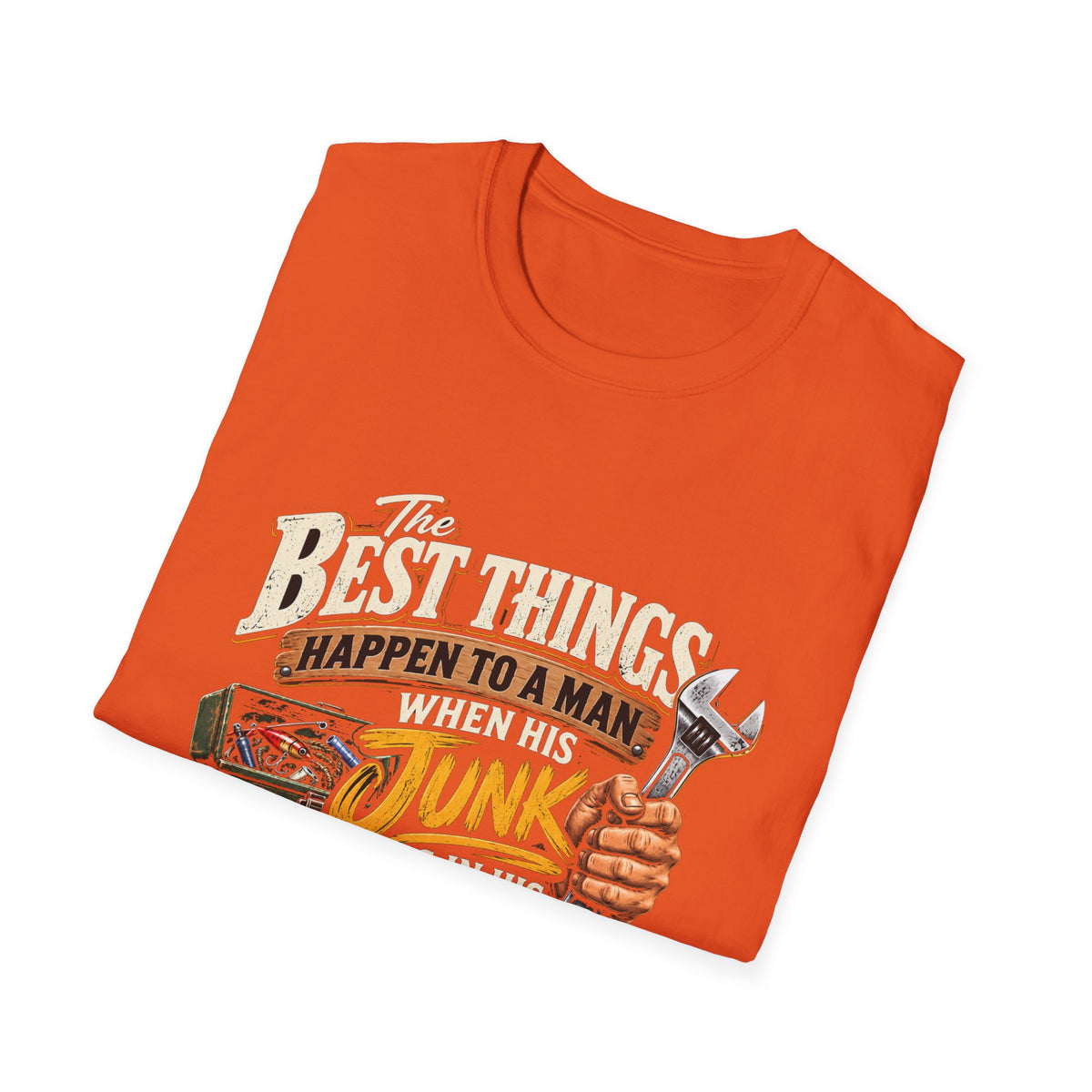Best Things Happen in a Man's Hand - Classic Tee