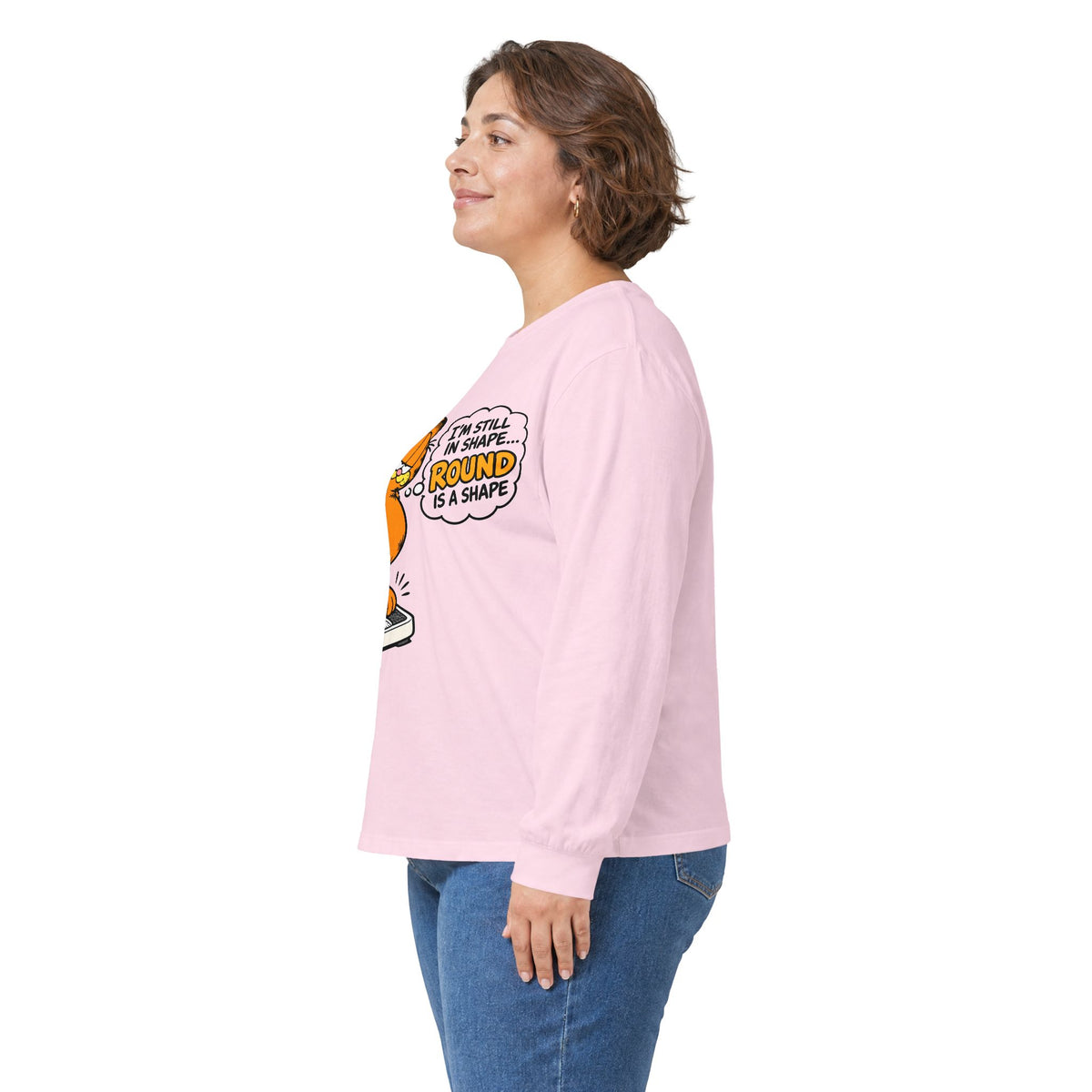Round Shape Garfield - Unisex Ultra Cotton Long Sleeve Tee