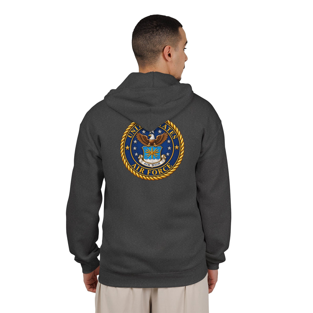 U.S. Air Force Emblem - Full-Zip Hooded Sweatshirt