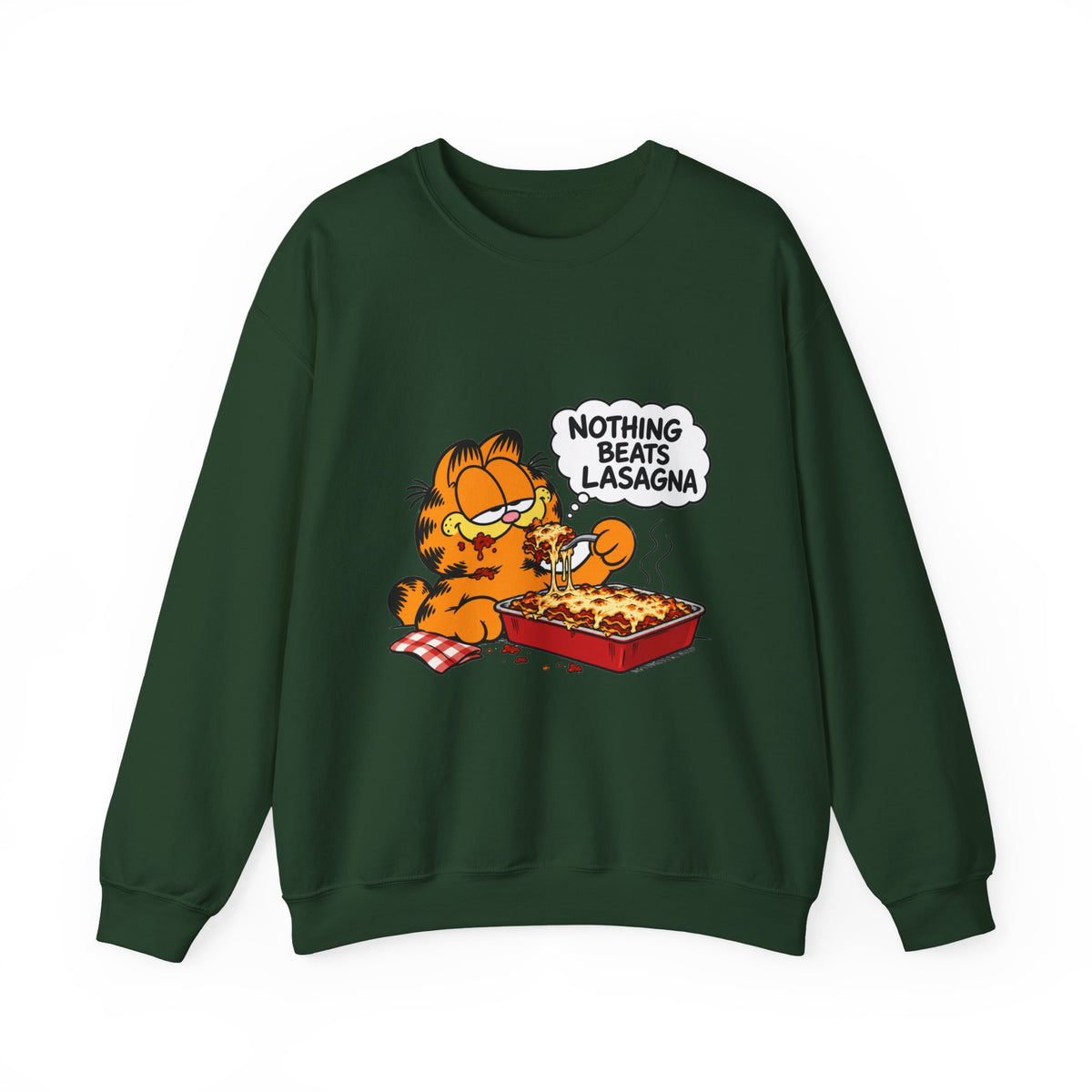 Nothing Beats Lasagna - Crewneck Sweatshirt
