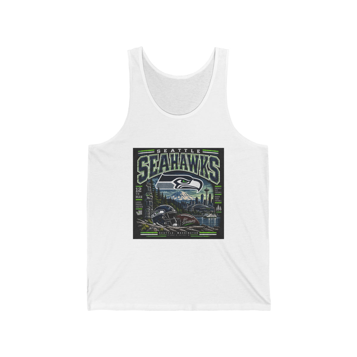 Seattle Seahawks Pride - Athletic Tank