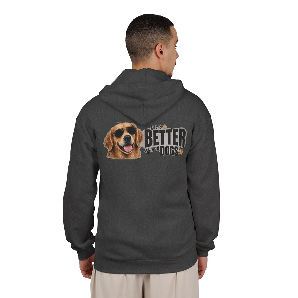 Dog Lover - Full-Zip Hooded Sweatshirt