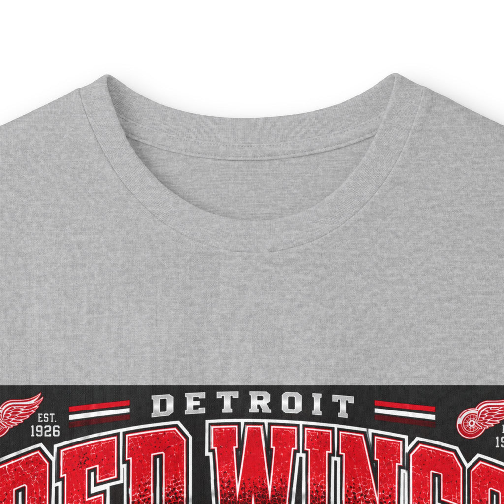Detroit Red Wings Hockey Skyline - Unisex Ultra Cotton Long Sleeve Tee