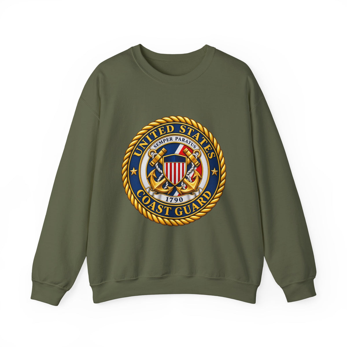 U.S. Coast Guard Emblem - Crewneck Sweatshirt